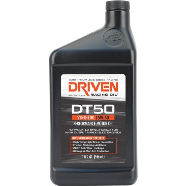 DT50 - Air-Cooled High Zinc Synthetic 15w-50 Quart • Double E Racing